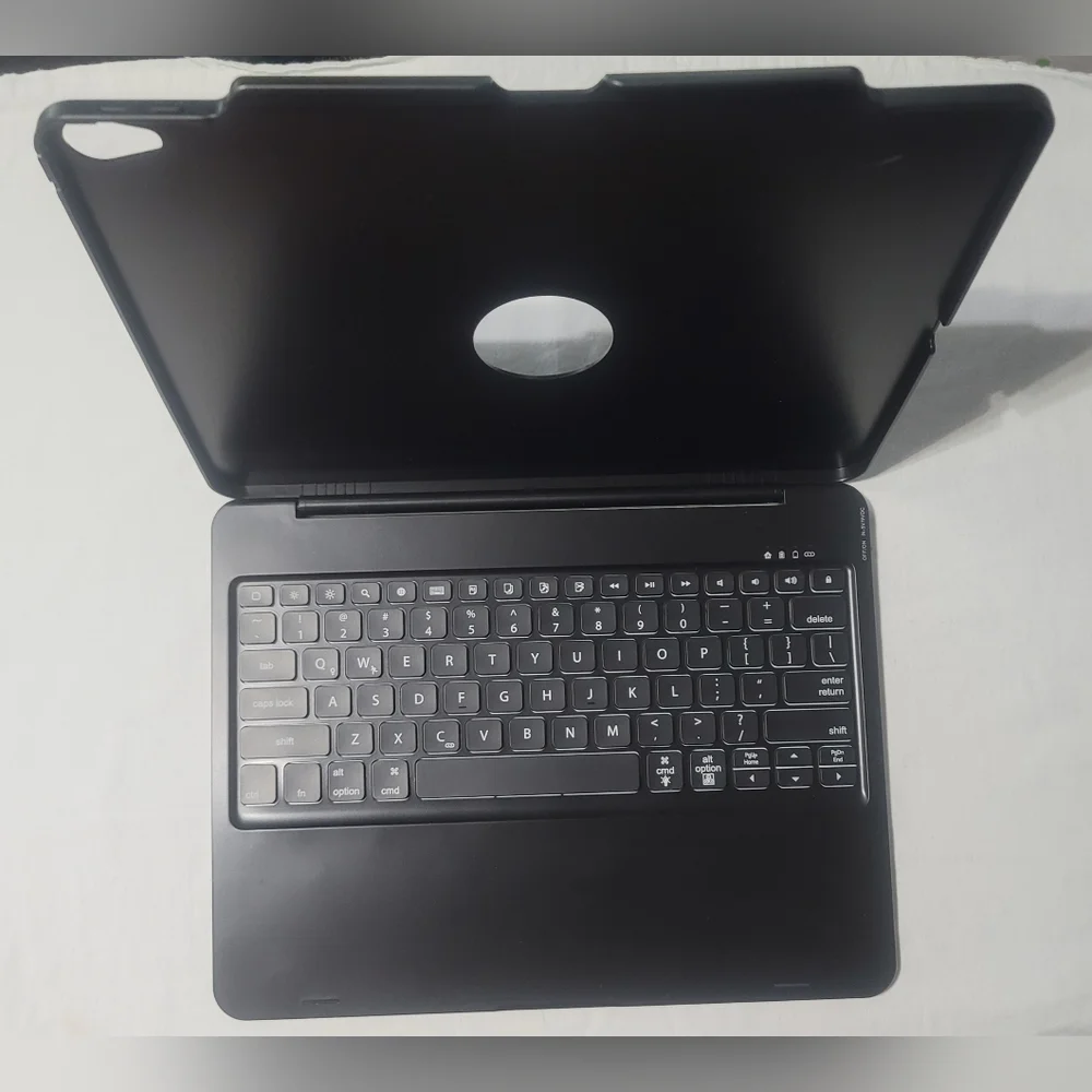 Wireless keyboard case and screen protector for 2018 3rd gen ipad pro 12…